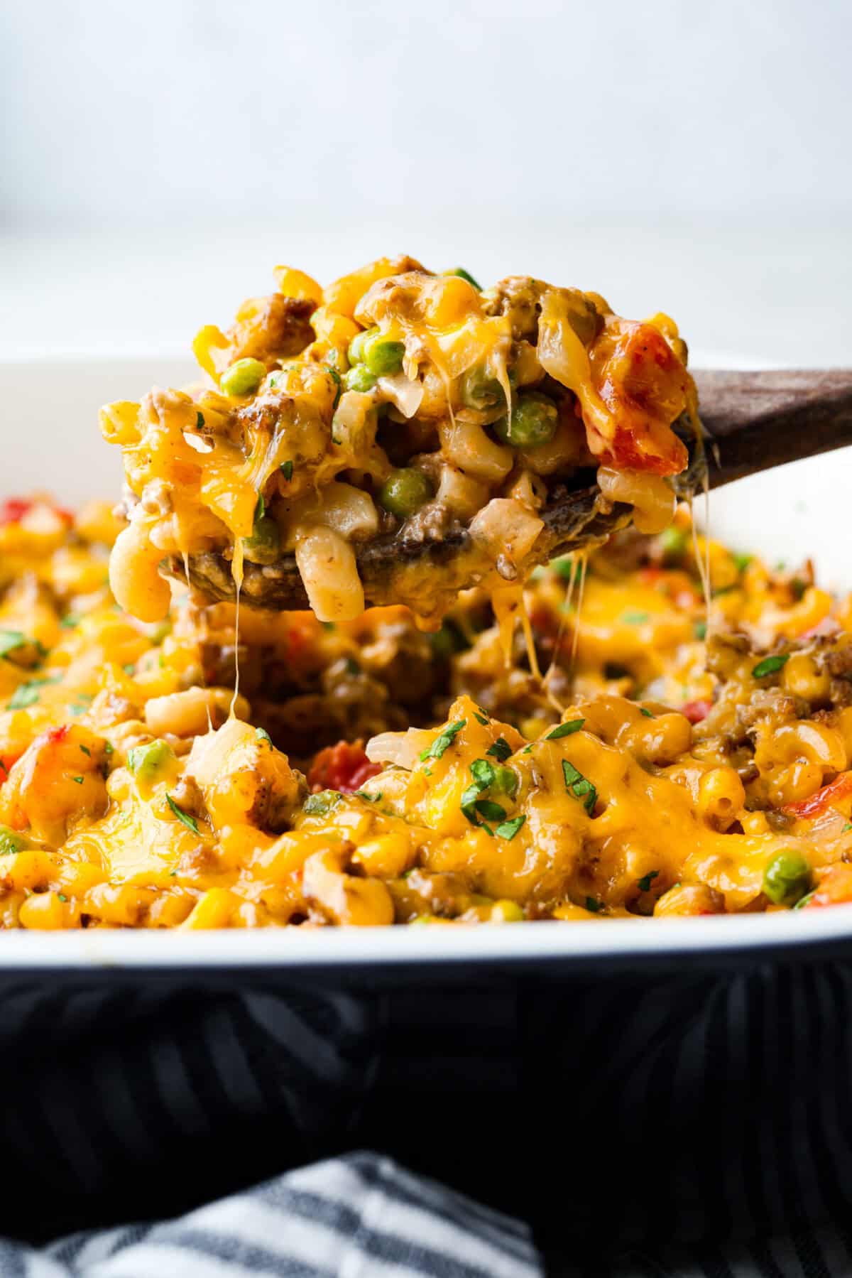 Shipwreck casserole is the ultimate “use what you’ve got” comfort food! Layer it with rice, potatoes, or pasta, toss in any veggies on hand, and make it as cheesy as you like. It’s hearty, budget-friendly, and nearly impossible to mess up!