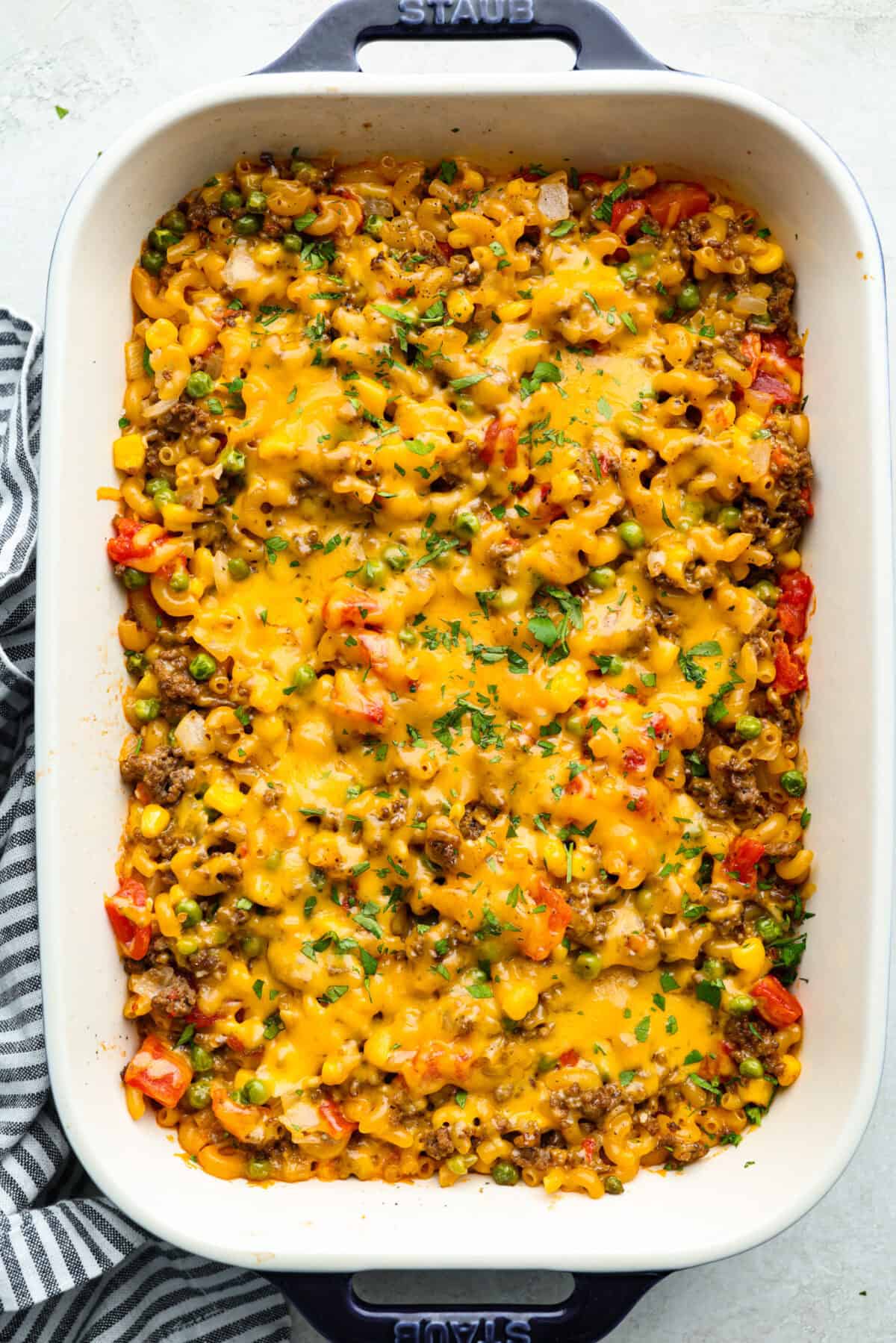 Shipwreck casserole is the ultimate “use what you’ve got” comfort food! Layer it with rice, potatoes, or pasta, toss in any veggies on hand, and make it as cheesy as you like. It’s hearty, budget-friendly, and nearly impossible to mess up!