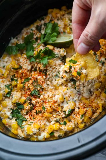 Crockpot Mexican Street Corn Dip