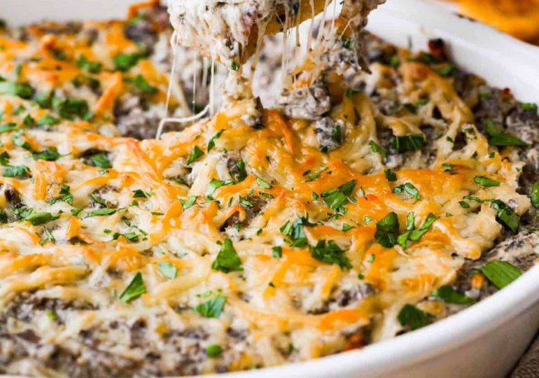 Stuffed Mushroom Dip