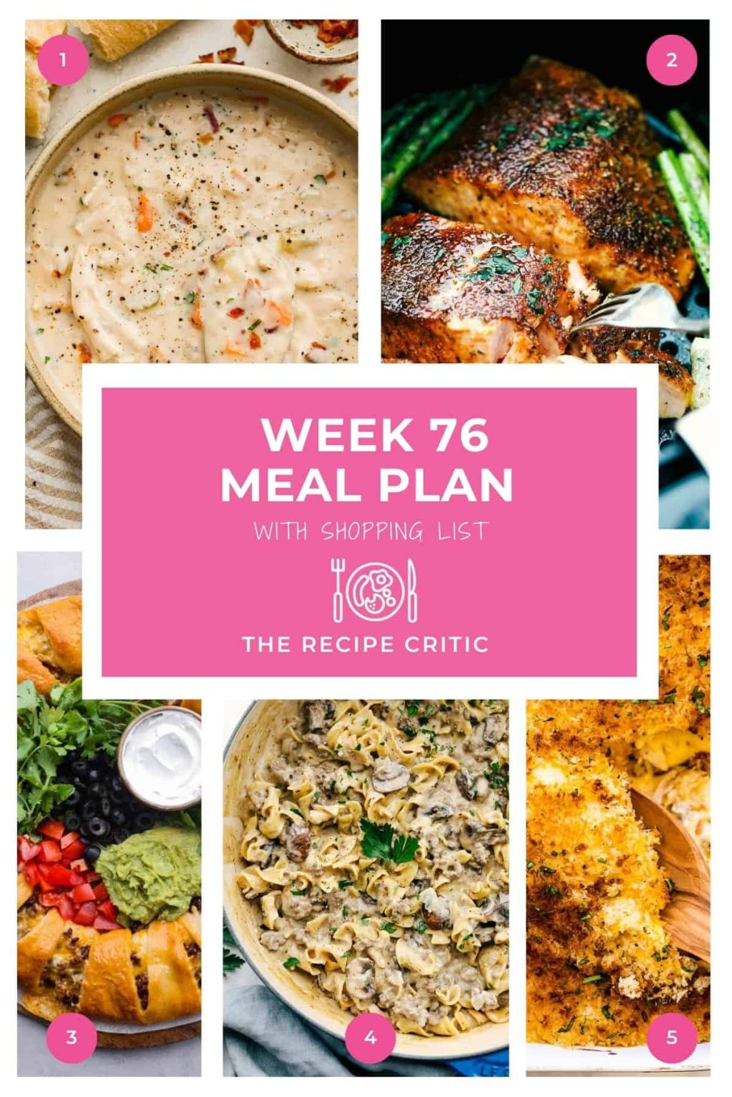 Weekly Meal Plan #76