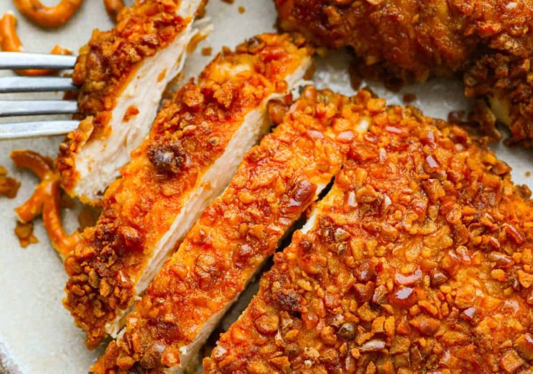Pretzel Crusted Chicken